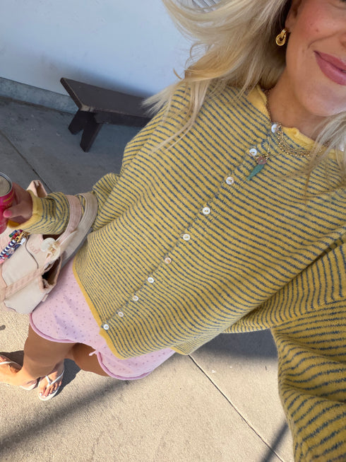 Coco Cutie Cardigan // Sunny Sky
