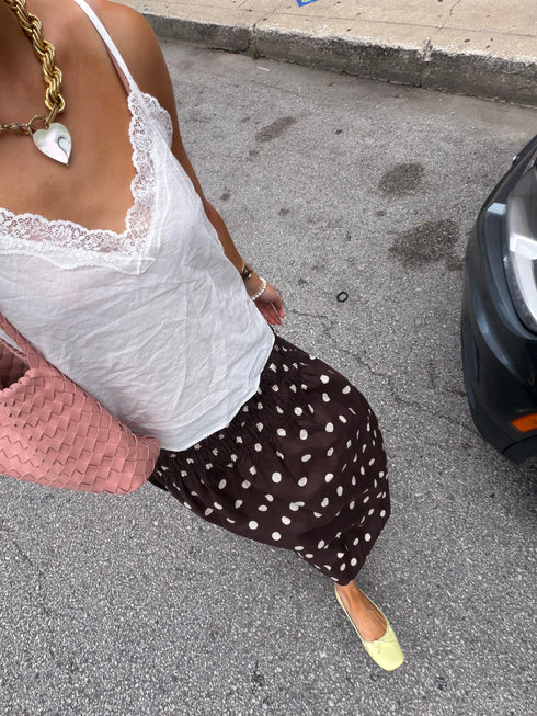 Tiramisu Skirt // Espresso
