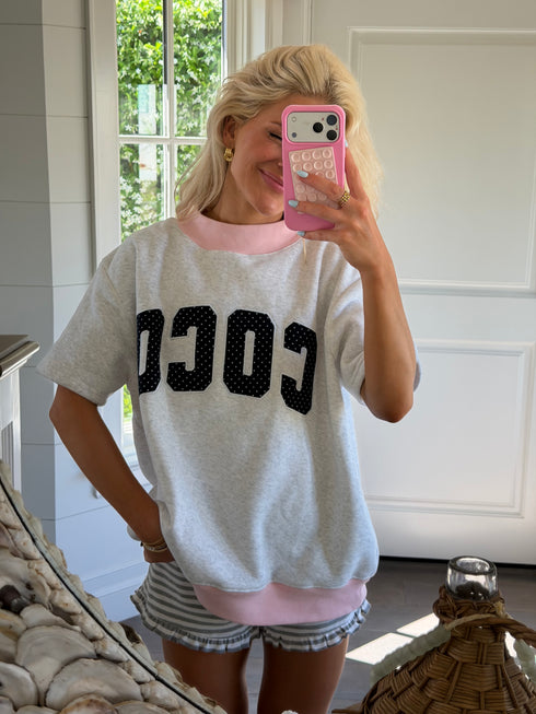 Coast Club Mockneck // Cloud Dottie