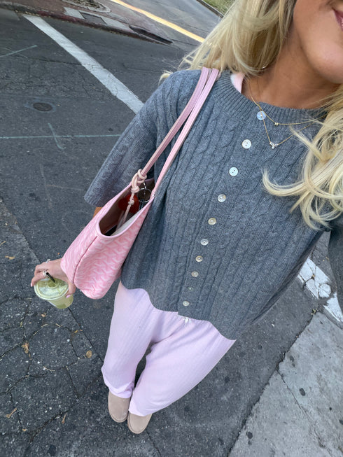 Pirouette Cardigan // Grey *RESTOCKED*