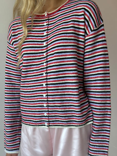 September Cardigan // Heritage Stripe *PREORDER 9/18*