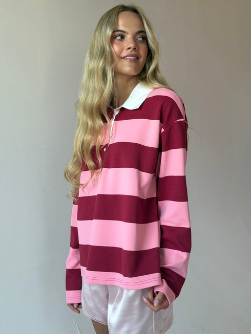 Harvard Polo // Maroon