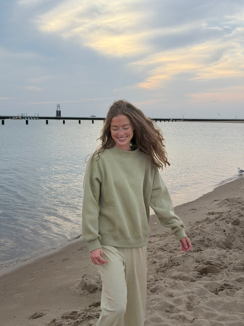 Club Coco Mockneck // Matcha