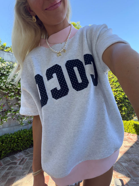 Coast Club Mockneck // Cloud Dottie