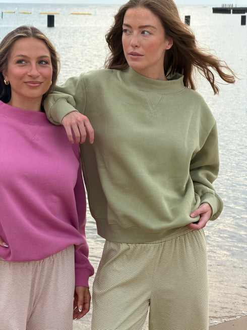 Club Coco Mockneck // Matcha