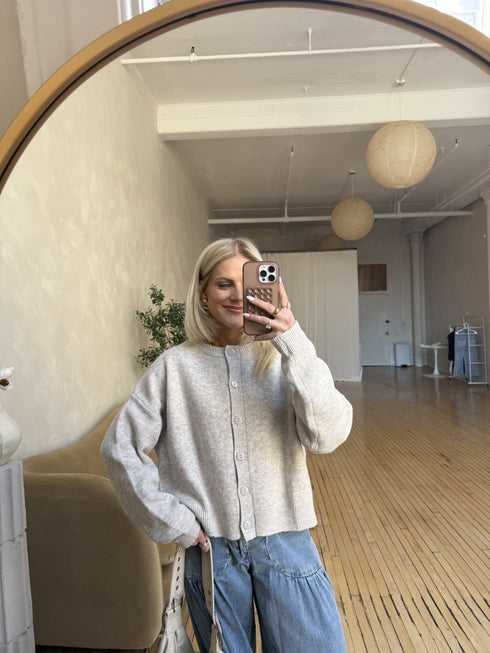 The Kennedy Cardigan // Gray