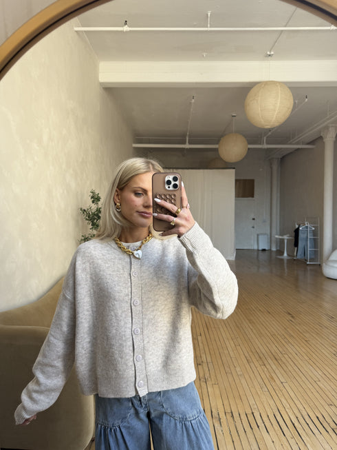 The Kennedy Cardigan // Gray