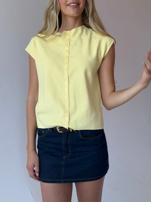 Margot Knit Top // Honey
