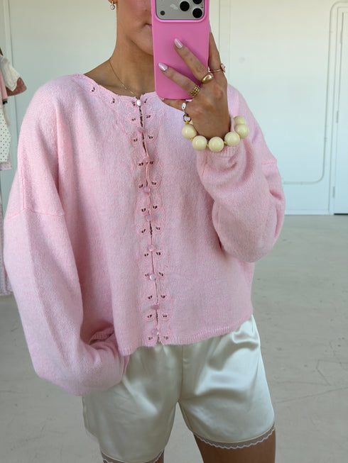 Lily Cardigan // Blush