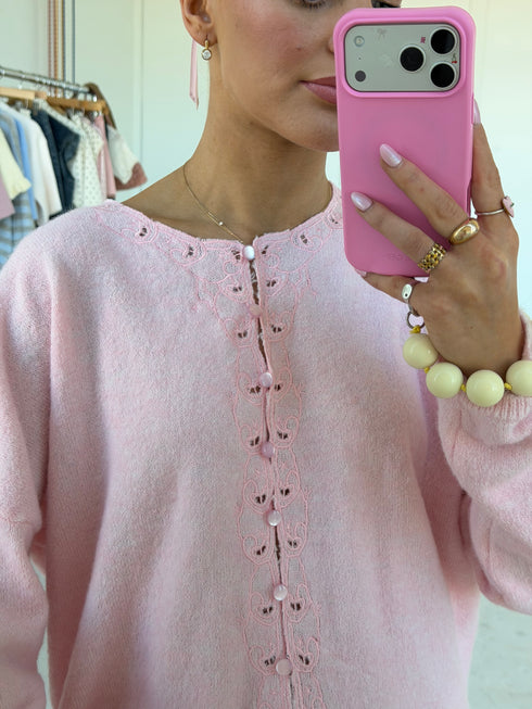 Lily Cardigan // Blush