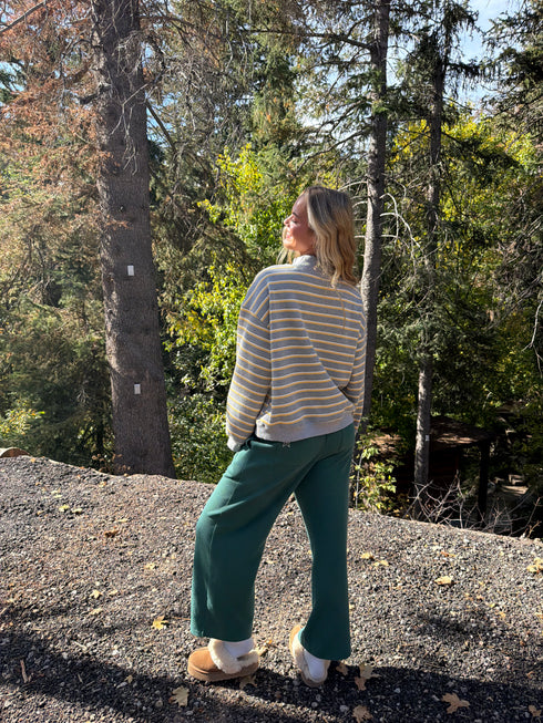 Weekend Waffle Pant // Evergreen *PREORDER 10/23*