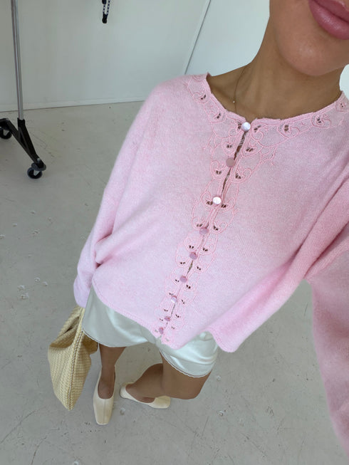 Lily Cardigan // Blush