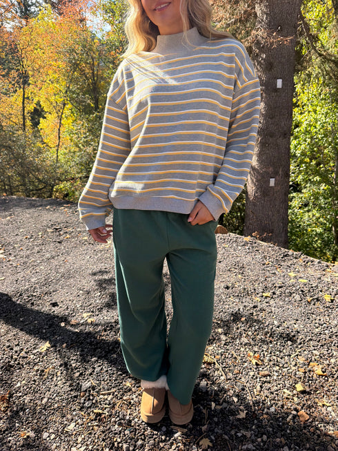 Weekend Waffle Pant // Evergreen *PREORDER 10/23*