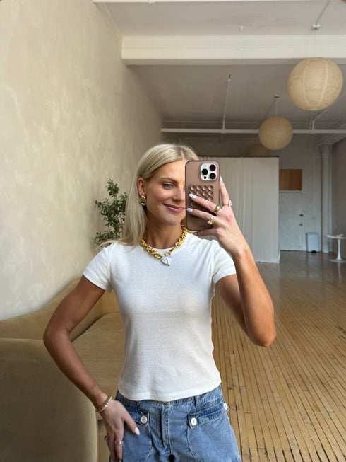 Effortless Baby Tee // White