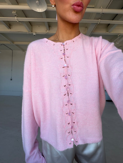 Lily Cardigan // Blush