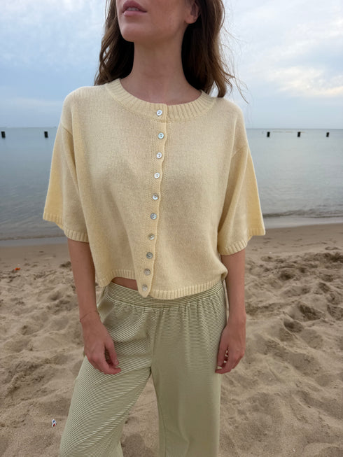 Coastal Cardigan // Butter Yellow