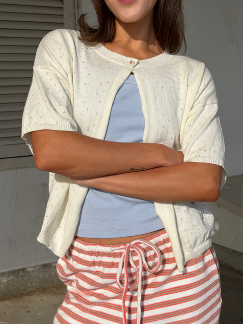 Sunny Days Cardigan // White