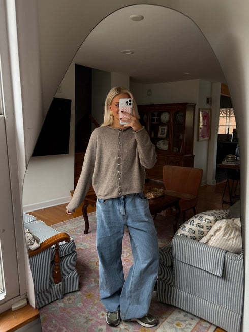 Coco Cutie Cardigan // Mocha *PREORDER*