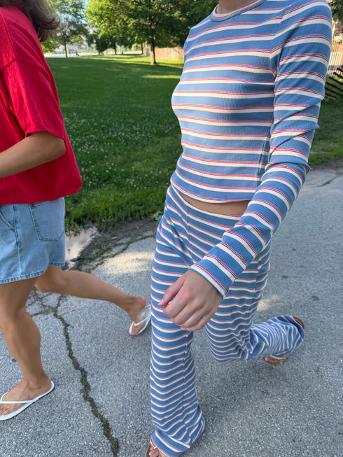 Sunday Stripes Top