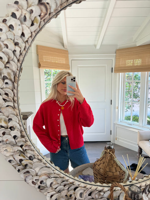 Coco Cutie Cardigan // Red *PREORDER*