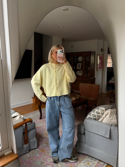 Coco Cutie Cardigan // Butter Yellow *RESTOCKED*