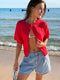 Sunny Days Cardigan // Red