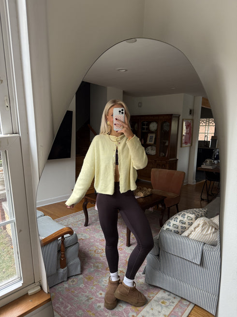 Coco Cutie Cardigan // Butter Yellow *RESTOCKED*