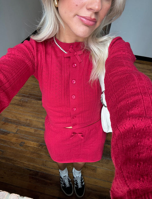 Cherry Girl Knit Set