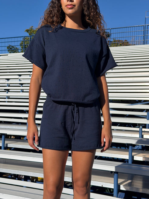On Repeat Shorts // Navy