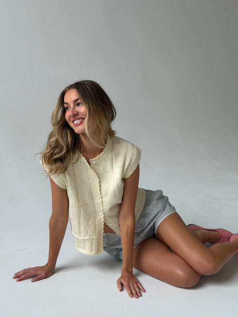 Vivi Vest // Cream