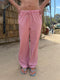 Sandy Stripes Pant // Pink