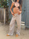 Sandy Stripes Pant // Mocha