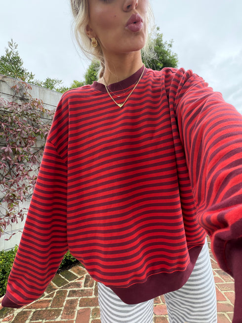 Drive Slow Pullover // Flame