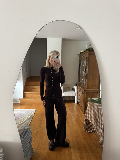 The Sophie Cardigan// Chocolate