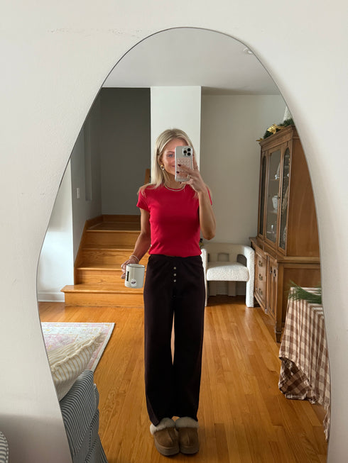 The Easy Peasy Pant // Chocolate