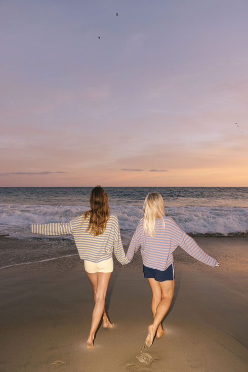 Sun Club Knit // Seabreeze Stripe