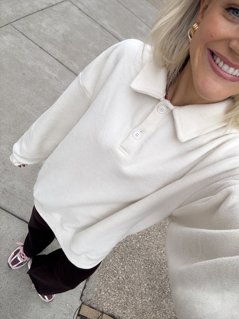 Going Places Fleece Pullover