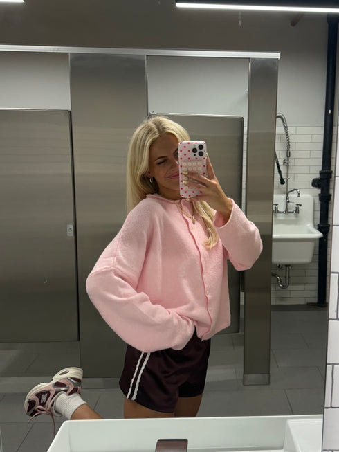 Track Star Satin Shorts // Maroon