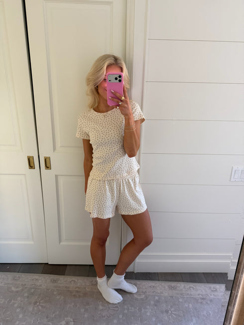 Bloom Tee // Cream Pointelle