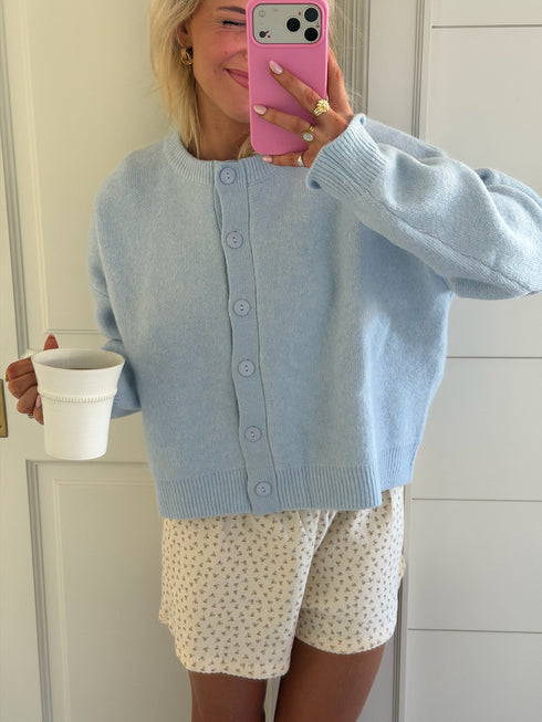 Honey Club Cardigan // Powder