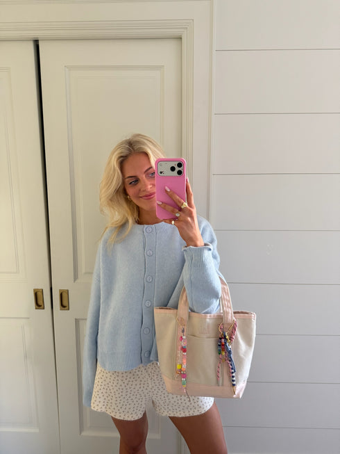 Honey Club Cardigan // Powder