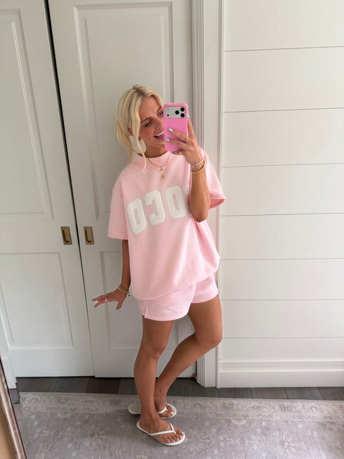 Coast Club Mockneck // Baby Pink