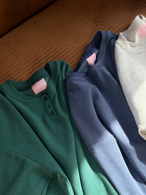 Weekend Waffle Pullover // Alpine *PREORDER 10/23*
