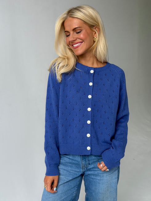 Posie Pointelle Cardigan // Vintage