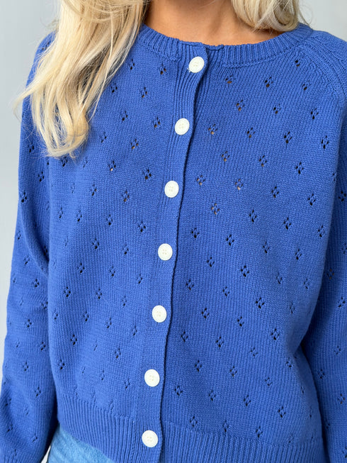 Posie Pointelle Cardigan // Vintage