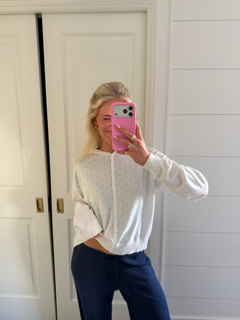 Daily Girl Hoodie // White