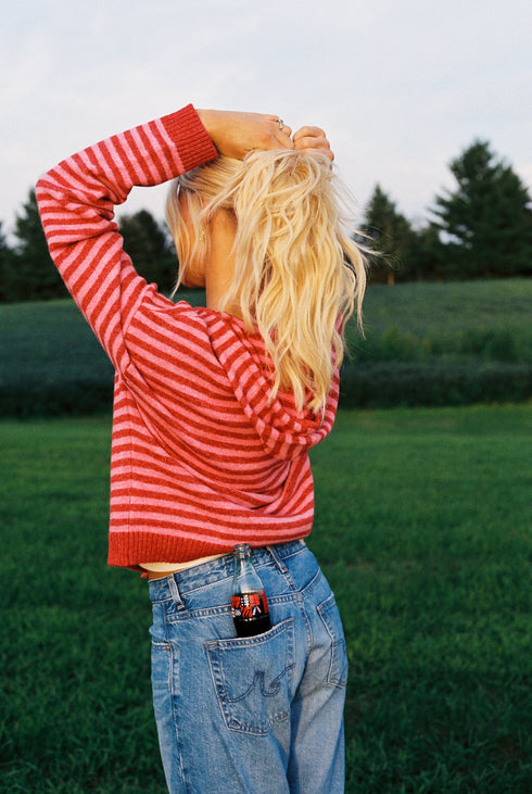 Club Cutie Zip-Up // Cherry
