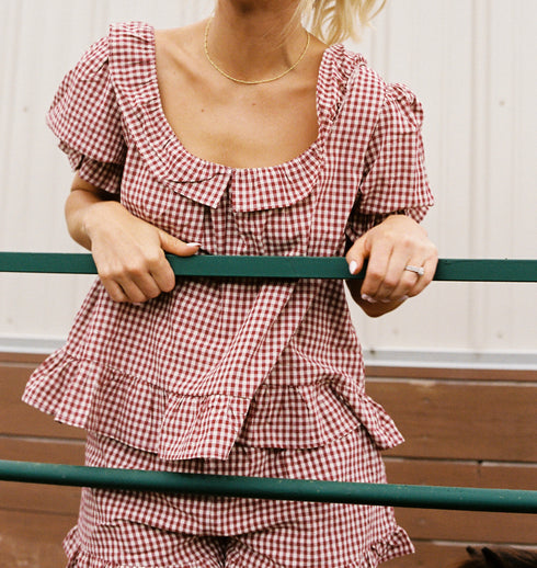 Gwennie Top // Mulberry