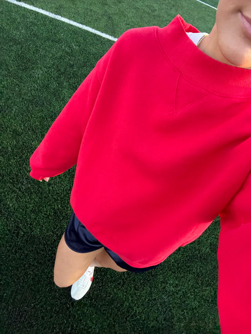 Club Coco Mockneck // Red *RESTOCKED*