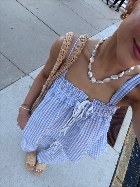 Picnic Princess Pant // Blue *RESTOCKED*